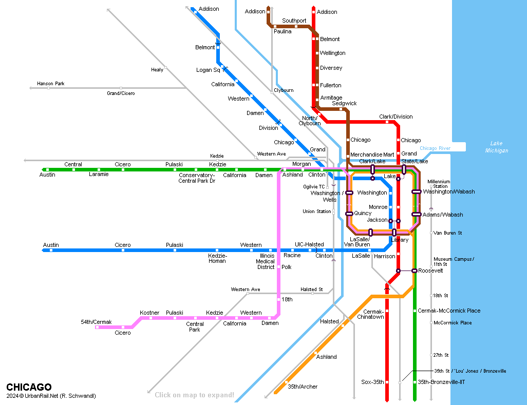 Click on map to enlarge!  © UrbanRail.Net