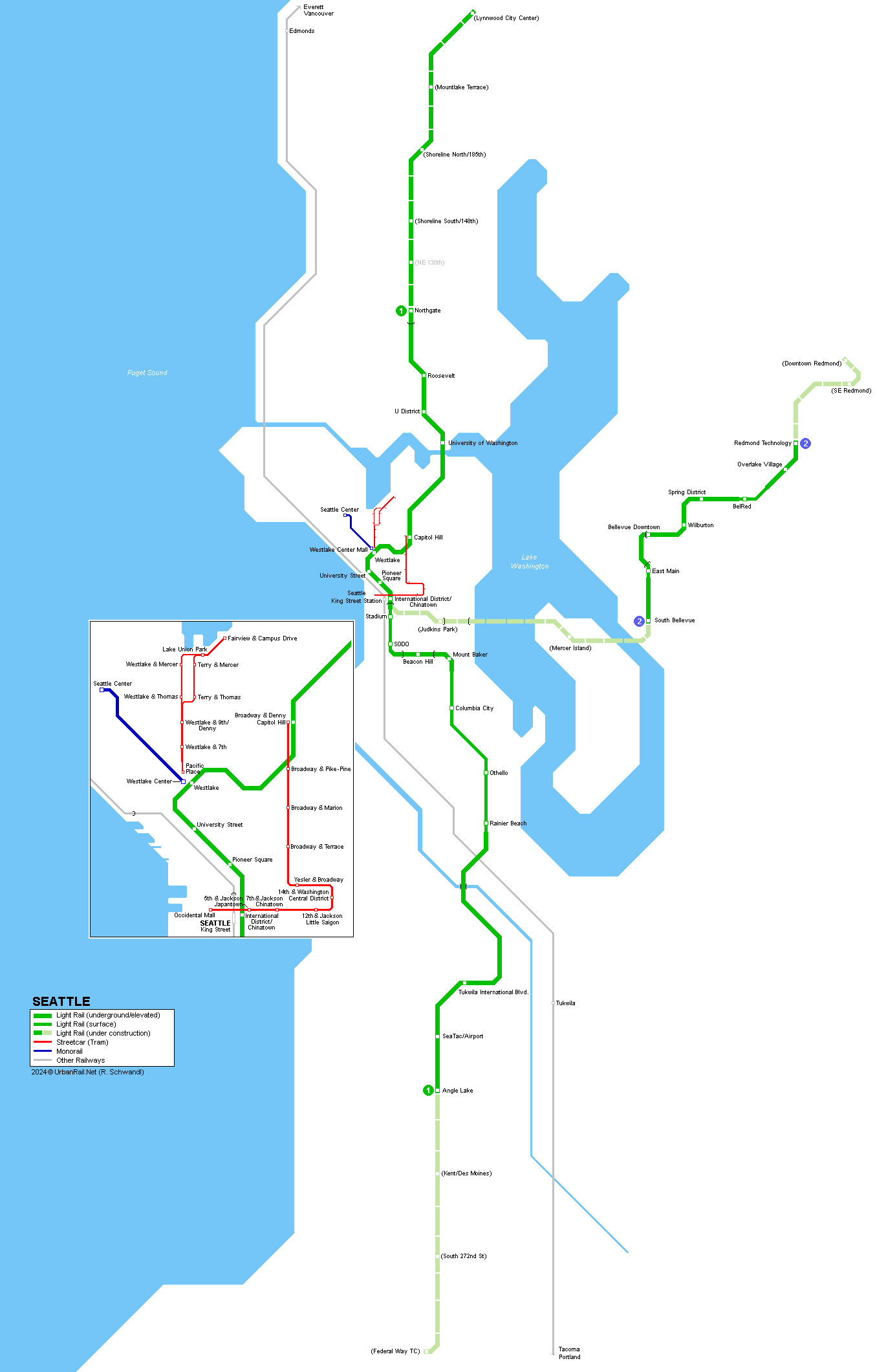 Seattle Map 