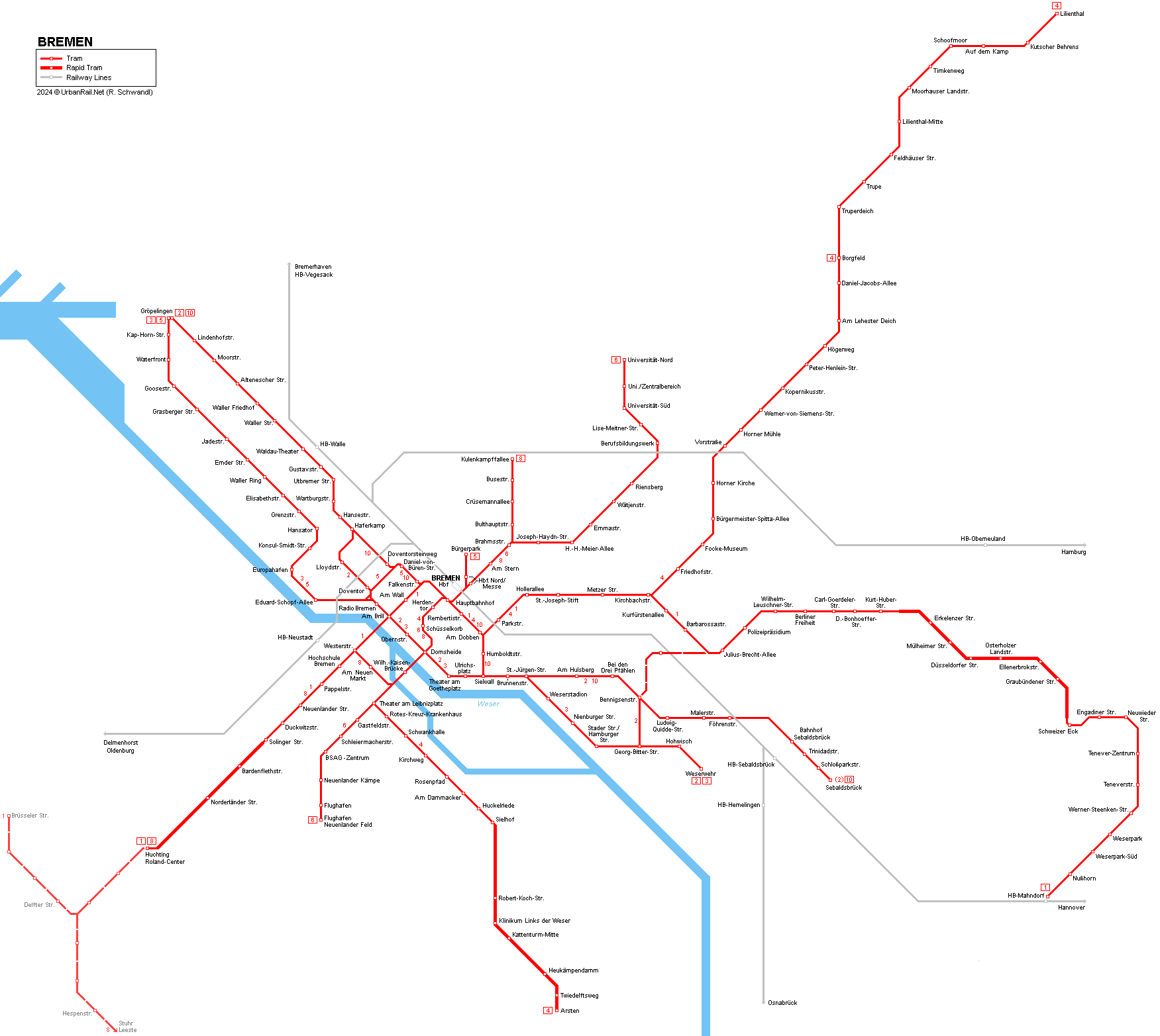 Bremen Tram Network