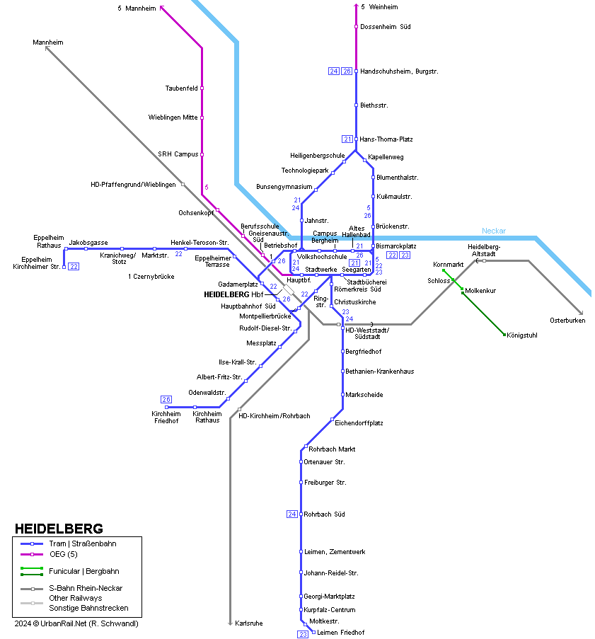 Heidelberg Tram Network