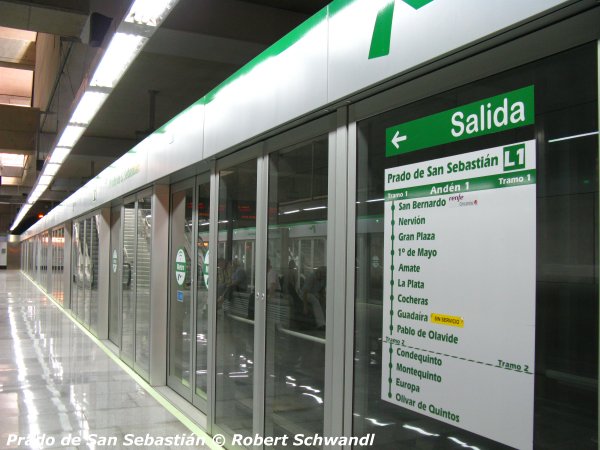 Metro de Sevilla - Prado de San Sebastián
