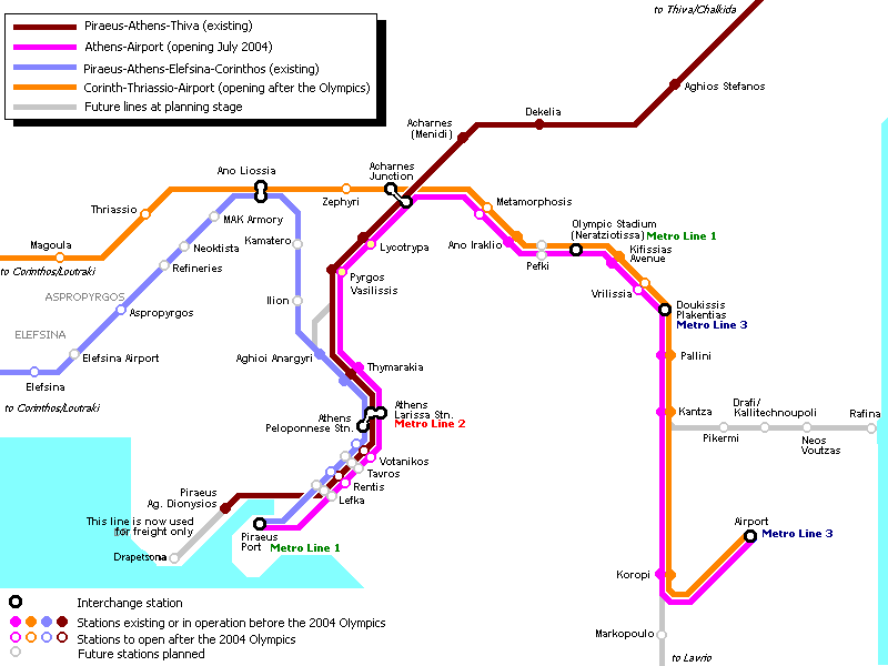 Urbanrail Net Europe Greece Athens Athina Metro