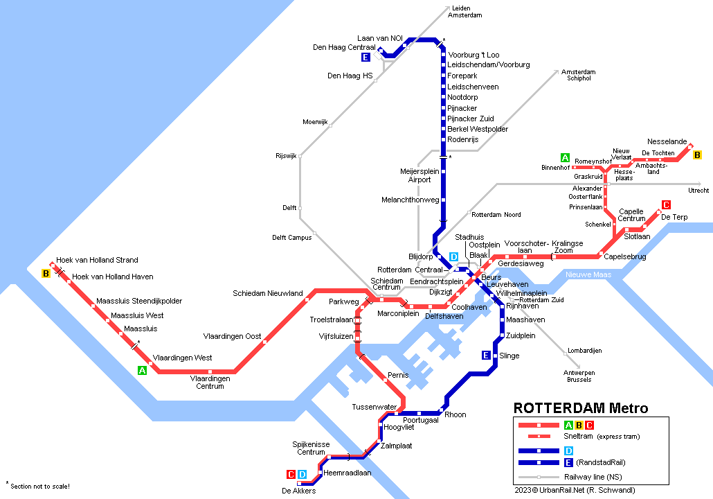 Urbanrail Net Europe Netherlands Rotterdam Metro