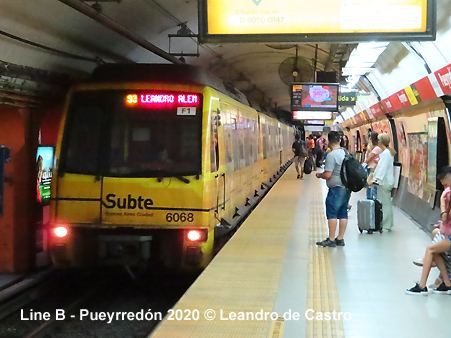 Subte L&iacute;nea B