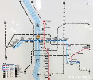 Changsha Metro map