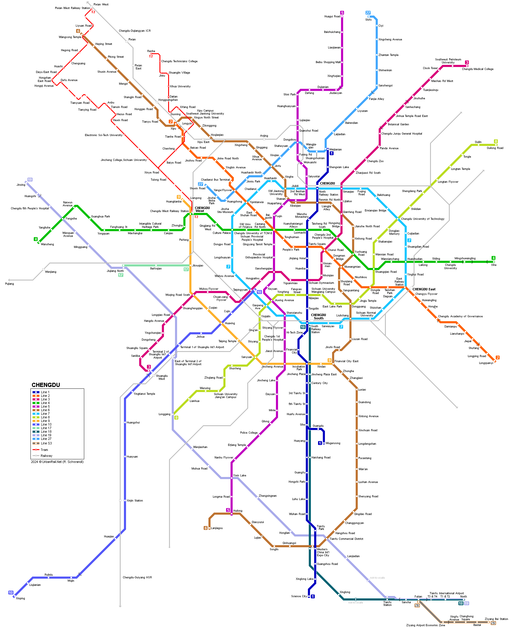 UrbanRail.Net > Asia > China > Chengdu Metro