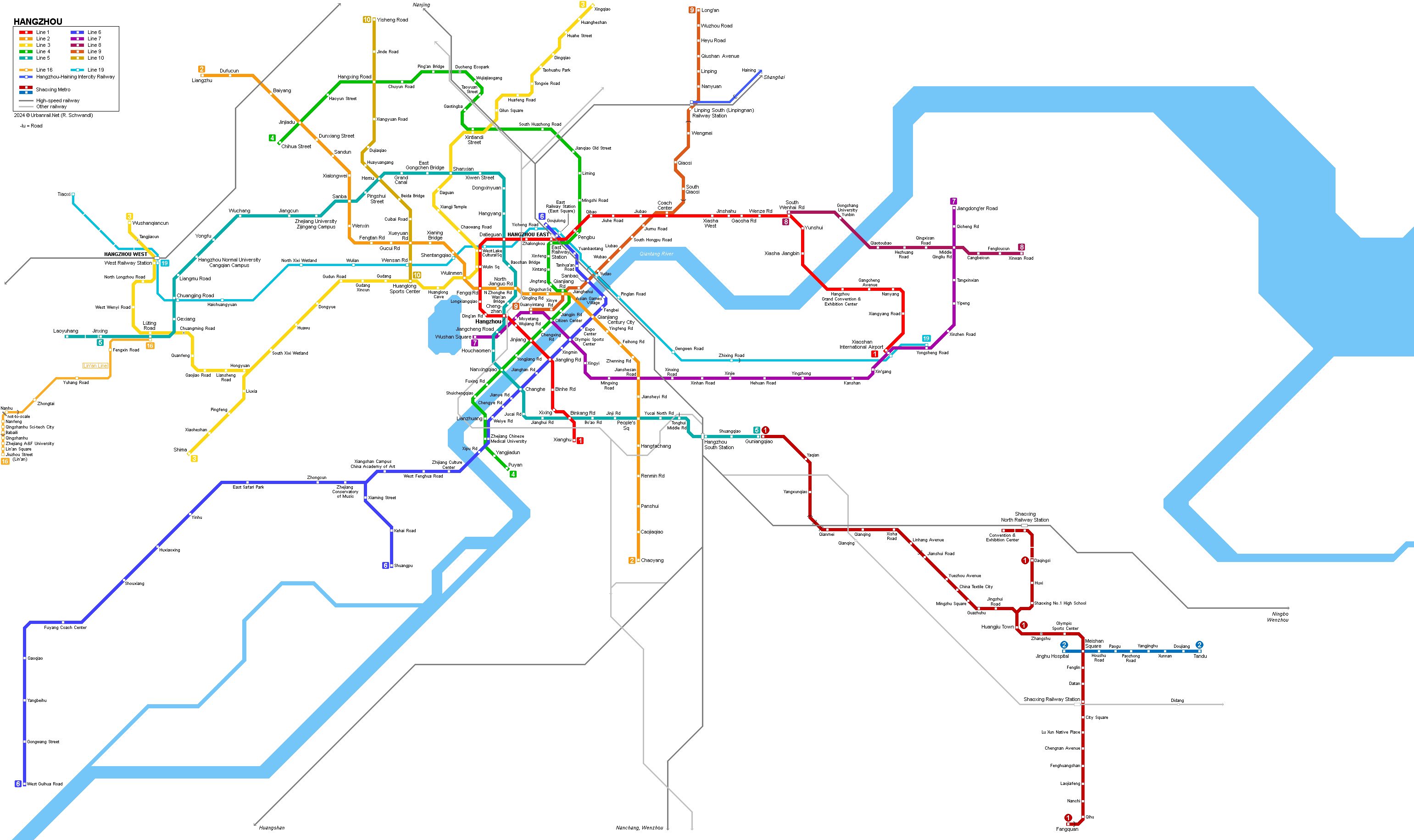 Hangzhou Metro Map