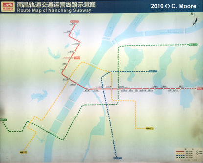 Nanchang Metro map