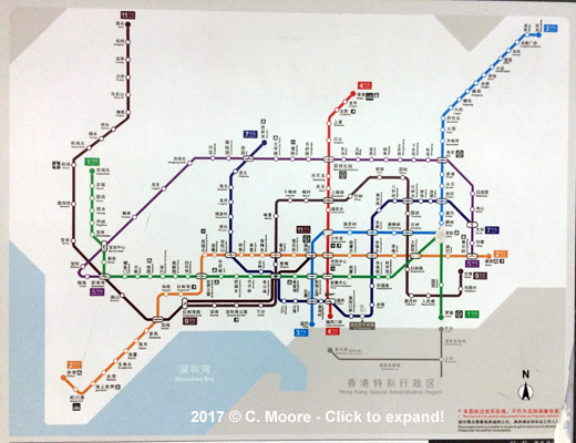 Shenzhen Metro Diagram