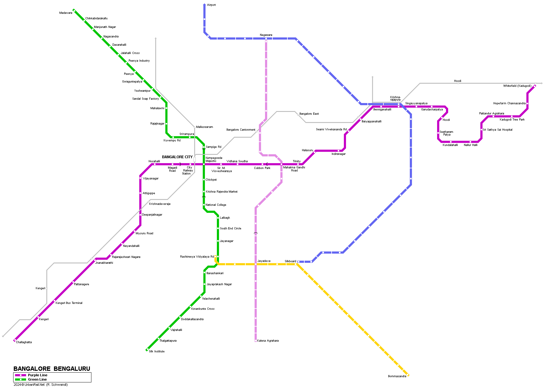 Bangalore Metro Map