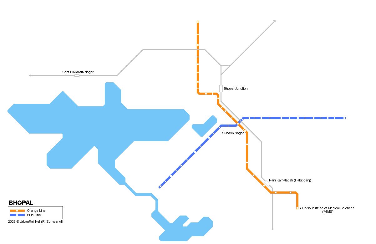 Bhopal Metro Map