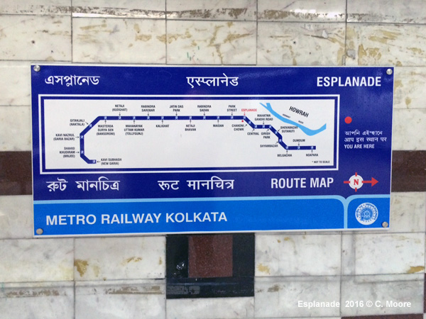 Metro Kolkata map