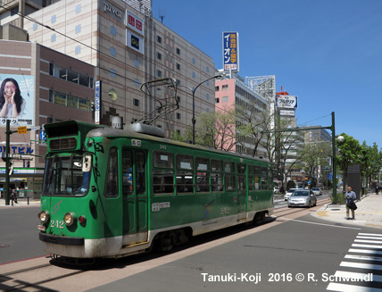 Sapporo streetcar