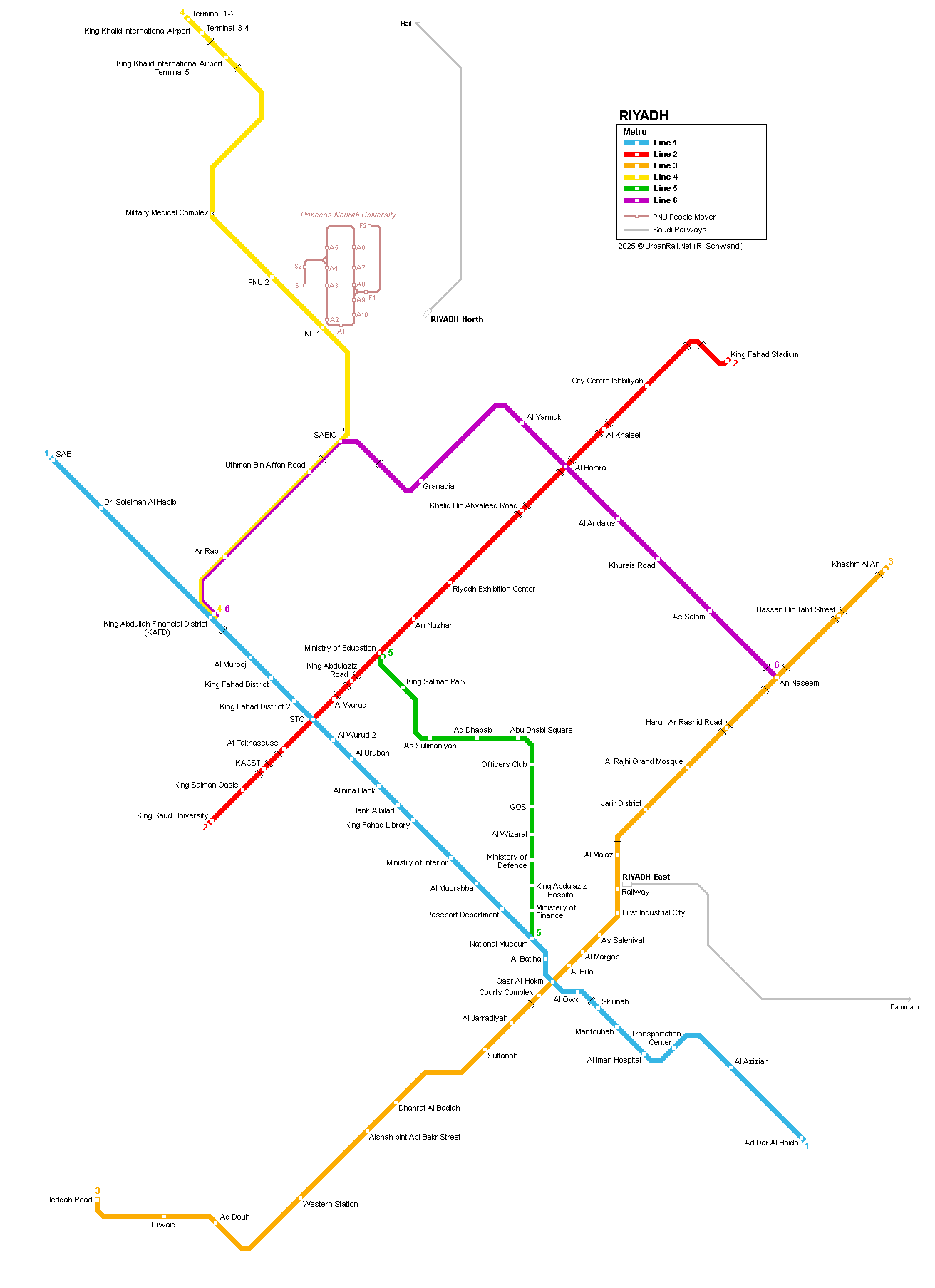 UrbanRail.Net > Asia > Saudi Arabia > Riyadh Metro