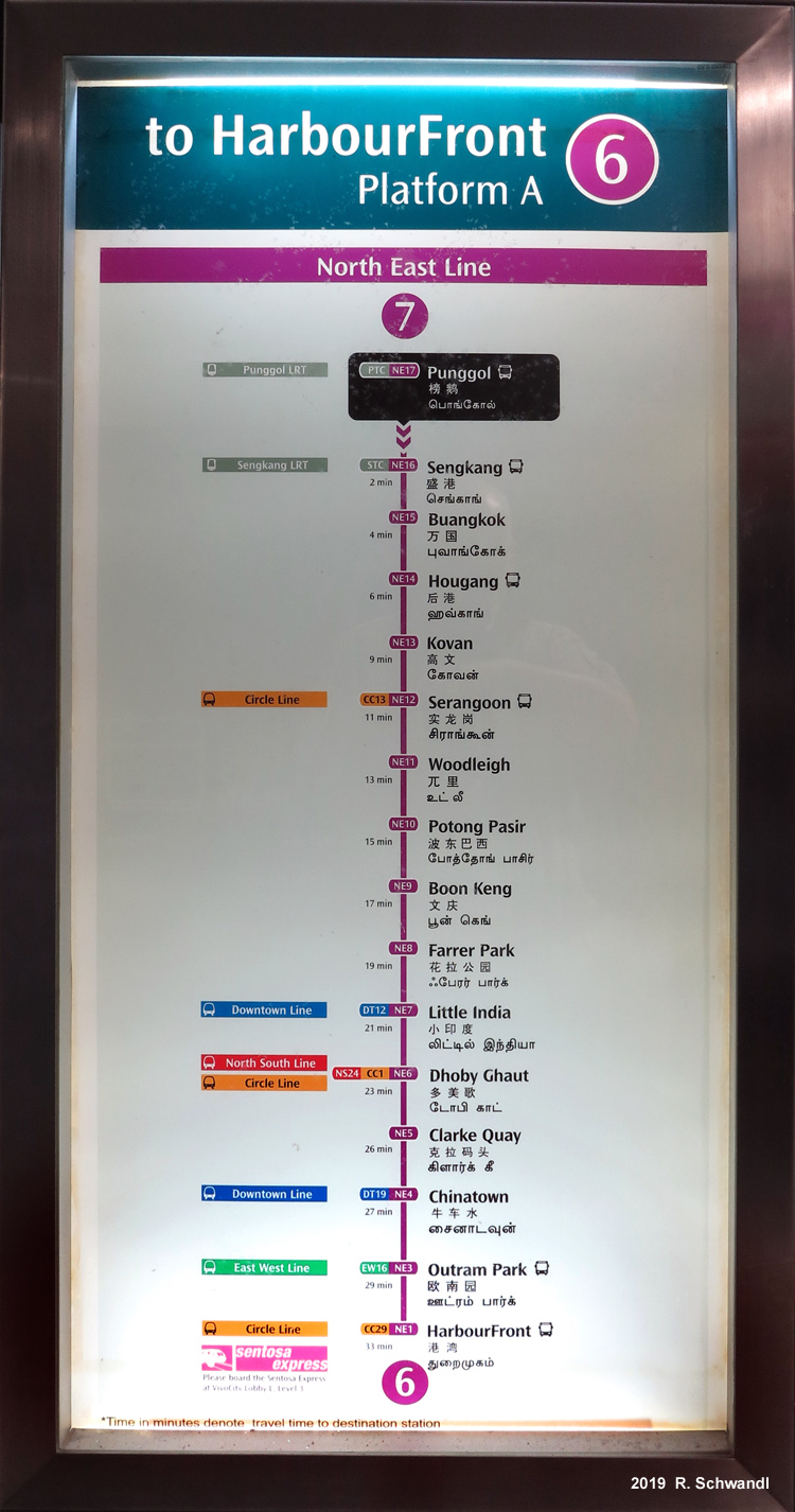 UrbanRail Net Asia Singapore Singapore MRT Metro 