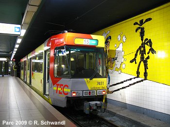 Metro Charleroi - Parc © R. Schwandl