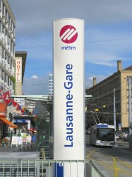 Métro Lausanne Gare