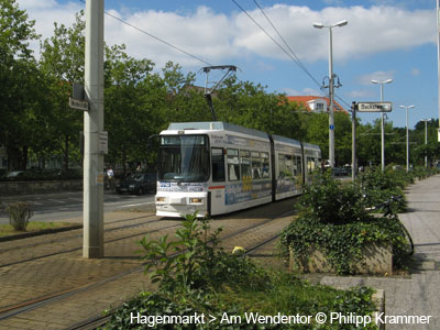 Straßenbahn Tram Braunschweig