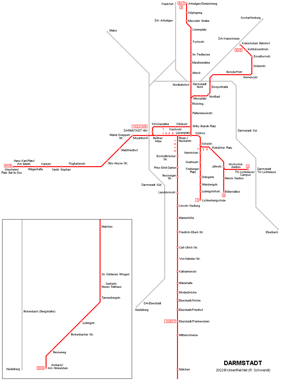 Darmstadt Straßenbahn