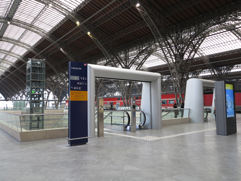 Leipzig City Tunnel Hauptbahnhof tief