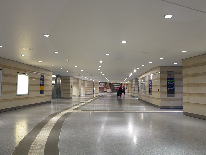 Leipzig City Tunnel Hauptbahnhof tief