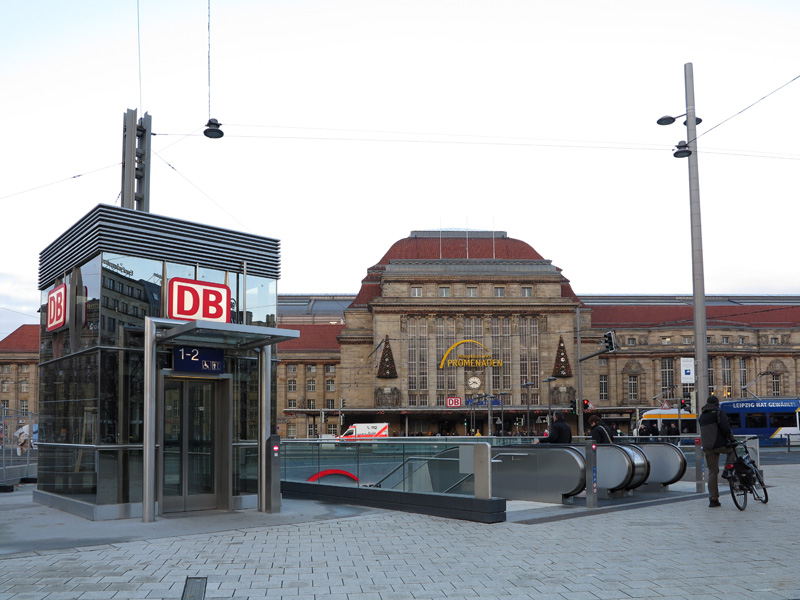 Leipzig City Tunnel Hauptbahnhof tief