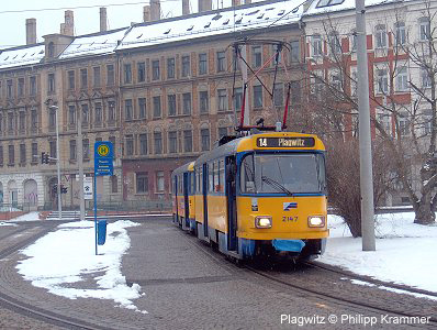 480AB Germany Tram transit token Leipzig 