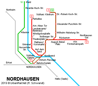 Nordhausen Tram Straßenbahn © Robert Schwandl