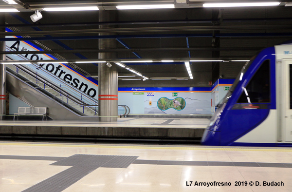 L7 Metro Madrid- Arroyofresno