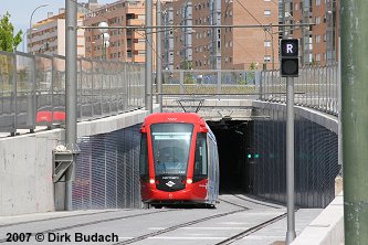 Tunnel exit Blasco Ibáñez