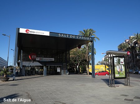 Valencia metro Salt de l'Aigua