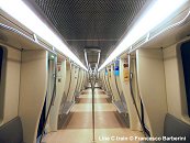 Linea C - inside train