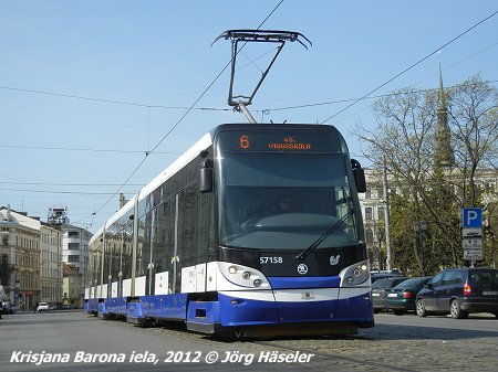 Riga Skoda tram