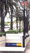 Old station logo at Marques de Pombal