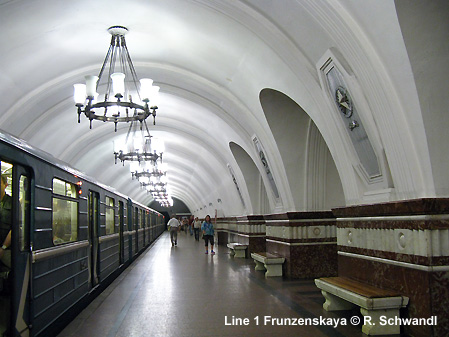 Moscow Metro Line 1 Sokol'nicheskaya